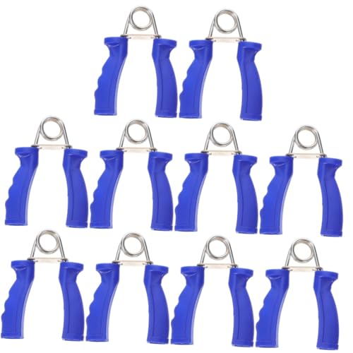 POPETPOP 10 Stk Griffigkeit Krafttraining Griffverstärker Handstärkung Unterarm-stärkung Handgriff Armstärkung Grip-trainer Unterarm Krafttrainer Handtrainer Greifer Handübung Blue Plastik von POPETPOP