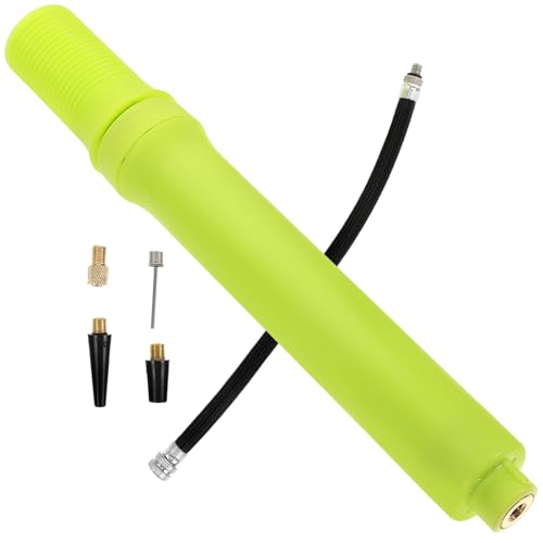 POPETPOP 1Stk Aufblasvorrichtung Aufblasgerät Pumpe für Pumpenadapter Pumpe elektrisch Ballon aufblasen pumpe aufblaspumpe ballpumpe praktische Reifenluftpumpe Tragbare Luftpumpe Abs Yellow von POPETPOP