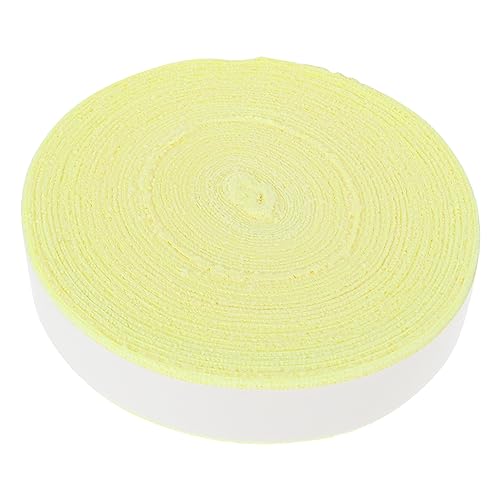 POPETPOP 1Stk Handkleber Griptape für Squashschläger Griptape für Tennisschläger Stange Tennis zubehör Tennis Accessories Schweißband mit vielseitigem Griff Trageriemen Ballaststoff Yellow von POPETPOP