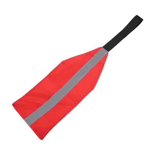 POPETPOP 1stk Kajak-Flagge Kajakgriffe Paddeln Kajak-paddelgriffe Kanuzubehör Pole Notfall Pfeifen Reflektierende Schleppfahne Bausatz Boot Flagge Für Kajak Rot Oxford-Stoff von POPETPOP