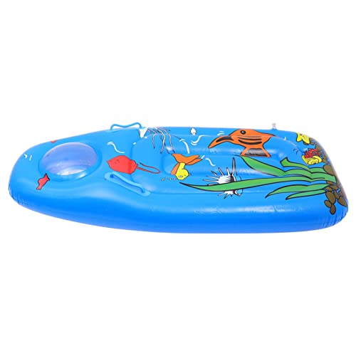 POPETPOP 1stk Surfbrett Für Schwimmspielzeug Schweben Babybecken Bretter Aufblasbarer Poolschwimmer Schwimmbad Aufblasbares Brett Poolboje Kleines Kinderbecken Paddeln Blue PVC von POPETPOP