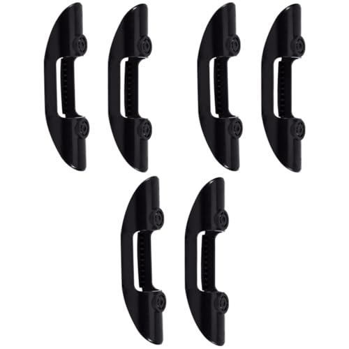 POPETPOP 3 Paare Paddel-Clip-Halter Haken Docking Griffe Boote kanu paddel stechpaddel kanu Kayak paddel Boot zubehör Paddelhalter für Kajaks Kajakpaddel mit Fester Schnalle Black von POPETPOP