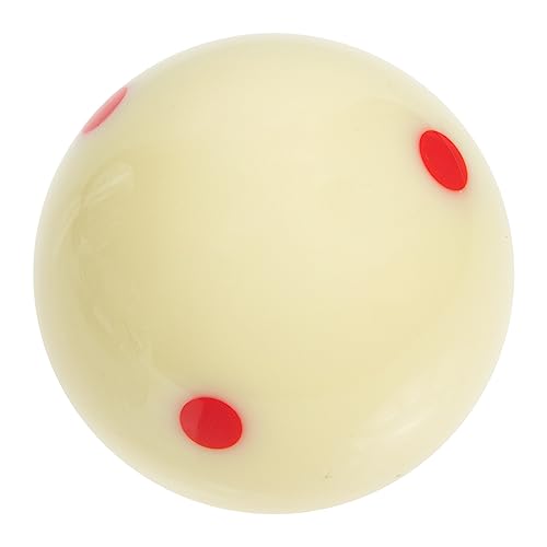 POPETPOP 3St Billard weiße Kugel Billiard billardkugeln Standard Billardkugel Turnierkugel Billardtisch Billard- Standardspielball mit sechs Punkten Üben Sie Trainings-Billardball Harz rot von POPETPOP