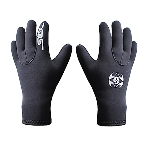 POPETPOP 3mm Neopren Tauchhandschuhe Für Winter rutschfest Und Elastisch Ideal Für Schnorcheln Schwimmen Und Tauchen Größe von POPETPOP