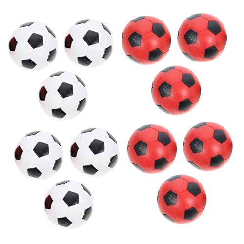 POPETPOP 4 Sätze Mini-fußball Spiel Tischfußball Fußballtisch Tischfussball Kickertischbälle Fußball Fußball Fußballzubehör Tisch-ersatz-fußbälle Umweltfreundlicher Kunststoff 12 Stück * 4 von POPETPOP