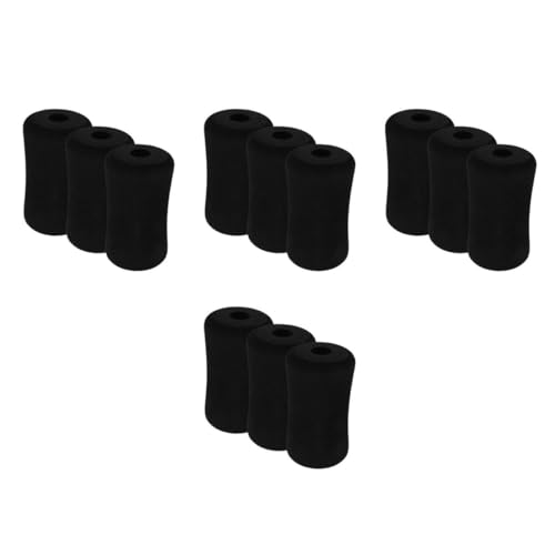 POPETPOP 4 Sätze Schwammbezug Für Fitnessgeräte Schaumstoffpolster Sit-ups Zubehör Fitness Zubehör Set Sport Fußpolster Übungsschwammrolle Fußschwammpolster Rollenwechsel Black 3 Stück * 4 von POPETPOP