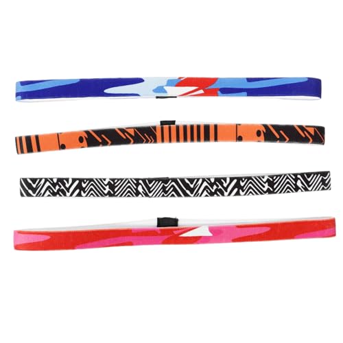 POPETPOP 4 Stück Sportliches Dünnes Haarband Dünne Yoga-stirnbänder Schweißbänder Stirnbänder Lauf-Stirnband Sport Stirnband Dünne Sport-stirnbänder Trainingsschweißbänder Polyester von POPETPOP