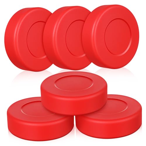 POPETPOP 6 STK Blöder Puck Standard-Hockey-Pucks Hockeybälle Hockeyball Airhockey-Pucks Farbige Eishockey-Pucks Eishockey-Puck Üben Offizieller Hockey-Puck Hockey- PVC von POPETPOP