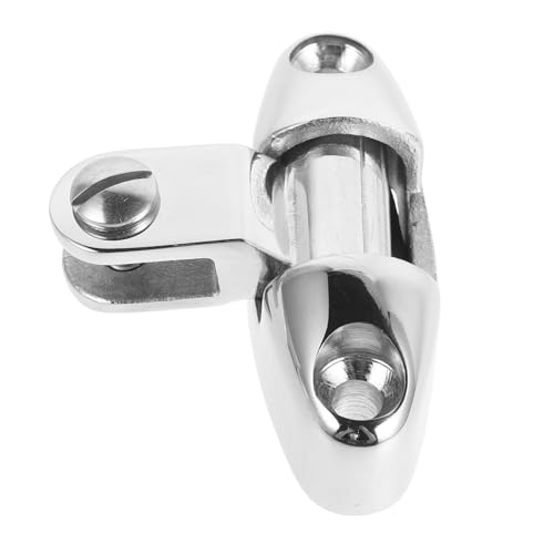 POPETPOP Deckschaukelscharnier Boot zubehör Bootzubehör Marinescharnier Boot Hardware Zubehör Boot Sonnenschutz Zubehör Deckscharnier Meeresteil Boot-Hardware Rostfreier Stahl Silver von POPETPOP