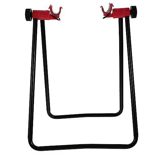 POPETPOP Dreieckiges vertikales Parken Halter Wandhalterung Fahrrad Telefonhalter für Gestell Bremse Bike Holder fahradstander professionelles Parkregal tragbarer Parkständer Eisen von POPETPOP