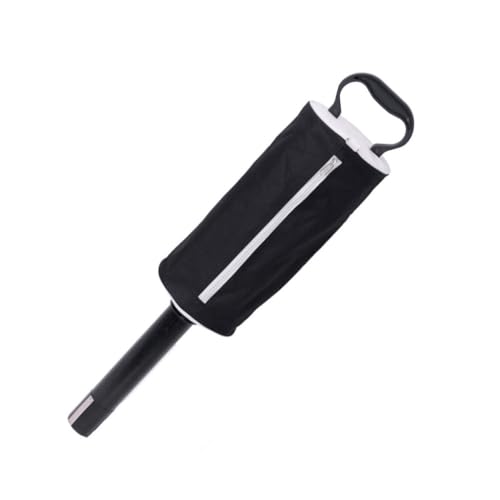 POPETPOP Golfball-Picker Halter Tasche Golfen Netz Fänger Kollektor Zubehör Ballpflücker Ball-Retriever-Rohr Golf-Picking-Tool Langlebiger Ballpicker Für Golf Black Nylontuch von POPETPOP