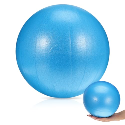 POPETPOP Pilates-Ball Kleiner Gymnastikball Barre-Ball Yoga-Ball Trainingsball Für Stabilität Barre-Fitness Blau von POPETPOP