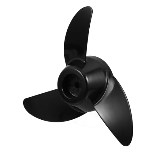 POPETPOP Propeller Blätter Wasserpropeller Ersatzpropeller Für Boote Propeller Für Bohrmaschine Außenbordmotorpropeller Elektrischer Trolling-Motor Kajak-trolling-Motor Bootsteil P.s Black von POPETPOP