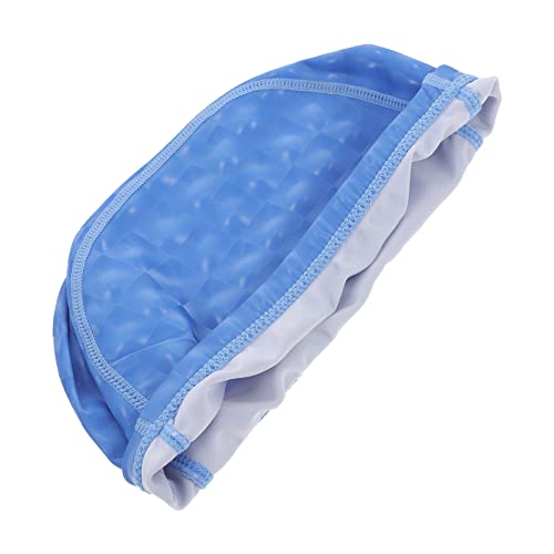 POPETPOP Schwimmhaube Protect schutzzelt für Erwachsene schwimmingpools The Pool Lichtschwert Lumen süße Badekappen für Damen UV Herren Badekappen wasserdichte Badekappen für Herren Pu Blue von POPETPOP