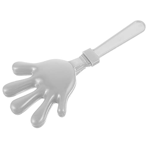 POPETPOP kleines Klatschen Massenhandklöppel Partygeschenke Basketball-Fußball-Krachmacher Lärm jubeln Stütze spaß volumni Rave on Handklöppel Prop Requisiten Plastik Silver POPETPOP kleines Klatschen Massenhandklöppel Partygeschenke Basketball-Fußball-Krachmacher Lärm jubeln Stütze spaß volumni Rave on Handklöppel Prop Requisiten Plastik Silver von POPETPOP