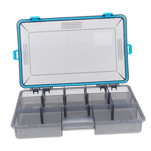 POPETPOP wasserdichte Angelgerätebox Mit Fächern Praktischer Für Angelzubehör Ideal Für Reusen Angelruten Und Safety Clips Perfekt Für Karpfen Und Forellenangeln von POPETPOP