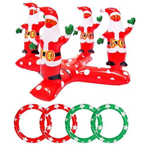 POPOYU Weihnachten Ringwurfspiel Erwachsene,Aufblasbare Werfen Spiel Aufblasbares Weihnachtsspiele,Familien Weihnachtsparty Spiel Weihnachten Stapeln Ring Spiel für Kinder Weihnachten Party Favors POPOYU Weihnachten Ringwurfspiel Erwachsene,Aufblasbare Werfen Spiel Aufblasbares Weihnachtsspiele,Familien Weihnachtsparty Spiel Weihnachten Stapeln Ring Spiel für Kinder Weihnachten Party Favors von POPOYU