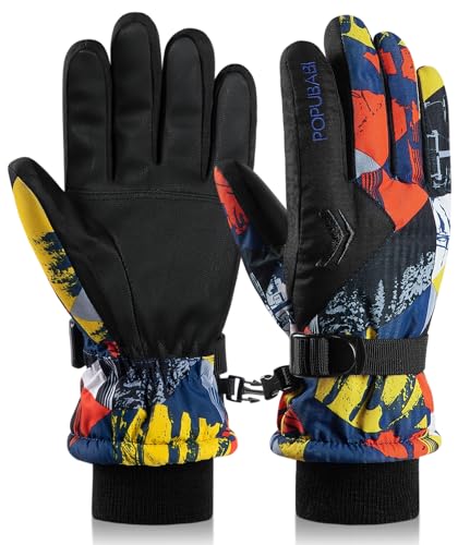 POPUBABI Handschuhe Kinder Wasserdicht Skihandschuhe Kinder Winter Fahrradhandschuhe Kinder Sport Laufhandschuhe für Klttern Snowboard Skifahren Radfahren Wandern POPUBABI Handschuhe Kinder Wasserdicht Skihandschuhe Kinder Winter Fahrradhandschuhe Kinder Sport Laufhandschuhe für Klttern Snowboard Skifahren Radfahren Wandern von POPUBABI