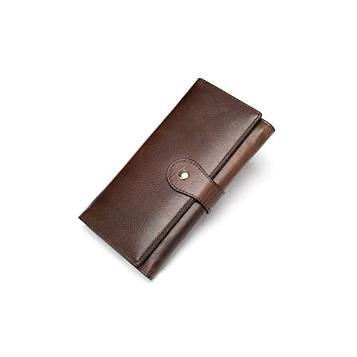 PORRASSO Damen Geldbörse Leder Geldbeutel mit RFID Schutz Kreditkartenetui Brieftasche Multifunktional Portemonnaie Kartenetui Geldbörse Kaffee PORRASSO Damen Geldbörse Leder Geldbeutel mit RFID Schutz Kreditkartenetui Brieftasche Multifunktional Portemonnaie Kartenetui Geldbörse Kaffee von PORRASSO