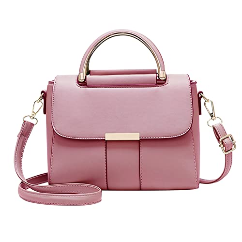 PORRASSO Damen Schultertasche Mode Handtasche PU Leder Top Griff Tasche Umhängetasche Schöne Henkeltasche für Dating Einkaufen Täglicher Gebrauch Rosa PORRASSO Damen Schultertasche Mode Handtasche PU Leder Top Griff Tasche Umhängetasche Schöne Henkeltasche für Dating Einkaufen Täglicher Gebrauch Rosa von PORRASSO