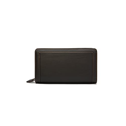 PORRASSO Herren Geldbörse Leder Clutch Tasche Kreditkartenetui Brieftasche Handytasche Portemonnaie mit 8 Kartenfächern Kaffee C PORRASSO Herren Geldbörse Leder Clutch Tasche Kreditkartenetui Brieftasche Handytasche Portemonnaie mit 8 Kartenfächern Kaffee C von PORRASSO
