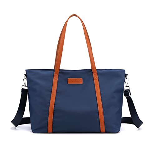 PORRASSO Laptop Tote Bag Damen Handtasche 15.6 Zoll Laptoptasche Schultertasche Umhängetasche Crossbody Bag für Einkaufen Schule Reisen Arbeit Blau PORRASSO Laptop Tote Bag Damen Handtasche 15.6 Zoll Laptoptasche Schultertasche Umhängetasche Crossbody Bag für Einkaufen Schule Reisen Arbeit Blau von PORRASSO