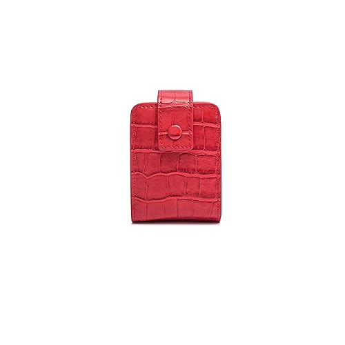 PORRASSO Lippenstift-Etui Mit Spiegel Damen Mini Make-Up Reiseetuis Tragbar Lippenstift-Reisetasche Lippenstift-Box für Lippenstifte Lipgloss Lippenbalsam Rot PORRASSO Lippenstift-Etui Mit Spiegel Damen Mini Make-Up Reiseetuis Tragbar Lippenstift-Reisetasche Lippenstift-Box für Lippenstifte Lipgloss Lippenbalsam Rot von PORRASSO