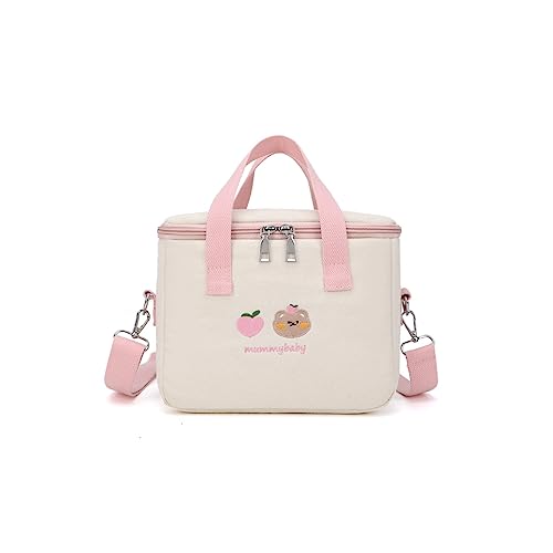 PORRASSO Lunchtasche Kühltasche Thermotasche Isoliertasche Picknick-Handtasche Mittagessen Tasche Leicht Lunchpaket für Frauen Studenten Kinder Picknick Im Freien Arbeit Schule Rosa PORRASSO Lunchtasche Kühltasche Thermotasche Isoliertasche Picknick-Handtasche Mittagessen Tasche Leicht Lunchpaket für Frauen Studenten Kinder Picknick Im Freien Arbeit Schule Rosa von PORRASSO