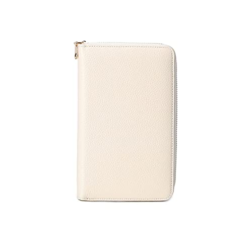PORRASSO Reisepasshülle Reisezubehör mit RFID-Blocker Schutzhülle Tasche für Kreditkarten Leder Reisepass Tasche Damen Travel Passport Wallet Weiß PORRASSO Reisepasshülle Reisezubehör mit RFID-Blocker Schutzhülle Tasche für Kreditkarten Leder Reisepass Tasche Damen Travel Passport Wallet Weiß von PORRASSO