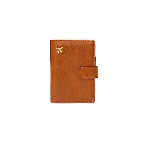 PORRASSO Reisepasshülle Reisezubehör mit RFID-Blocker Schutzhülle Tasche für Kreditkarten PU Reisebrieftasche Reisepass Organizer Herren Damen Passport Holder Braun PORRASSO Reisepasshülle Reisezubehör mit RFID-Blocker Schutzhülle Tasche für Kreditkarten PU Reisebrieftasche Reisepass Organizer Herren Damen Passport Holder Braun von PORRASSO