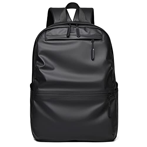 PORRASSO Rucksack Herren Casual Daypack 14 Zoll Laptoprucksack Wasserdichter Lederrucksack Schultaschen für Hochschule Reisen Täglicher Gebrauch Schwarz PORRASSO Rucksack Herren Casual Daypack 14 Zoll Laptoprucksack Wasserdichter Lederrucksack Schultaschen für Hochschule Reisen Täglicher Gebrauch Schwarz von PORRASSO