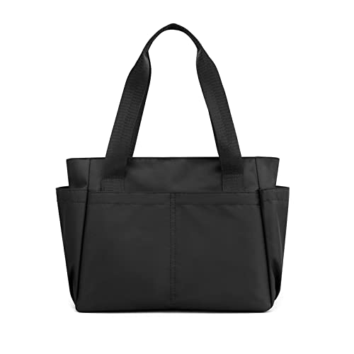 PORRASSO Schultertasche Nylon Handtasche Damen Hobotasche Tote Shopper Henkeltasche für Schule Reisen Arbeit Täglicher Gebrauch Schwarz PORRASSO Schultertasche Nylon Handtasche Damen Hobotasche Tote Shopper Henkeltasche für Schule Reisen Arbeit Täglicher Gebrauch Schwarz von PORRASSO