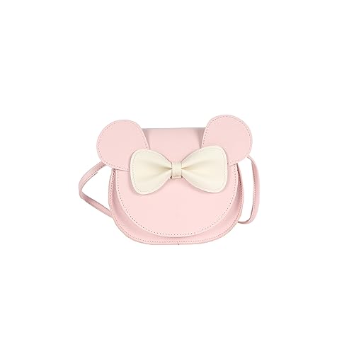 PORRASSO Umhängetasche mit Bogen Kleine Mädchen Schultertasche Süße Handtasche Messenger-Tasche PU Leder Crossbody Bag Rosa PORRASSO Umhängetasche mit Bogen Kleine Mädchen Schultertasche Süße Handtasche Messenger-Tasche PU Leder Crossbody Bag Rosa von PORRASSO