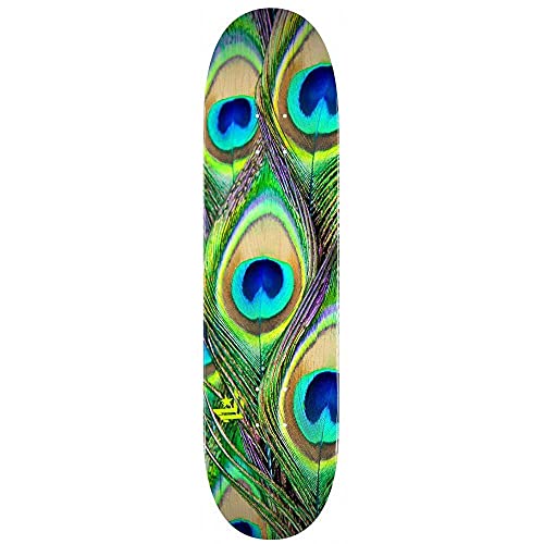 POWELL SKATEBOARDS Mini Logo Skateboard Deck 18 Peacock Feather 243 Mehrfarbig 21 cm von POWELL SKATEBOARDS