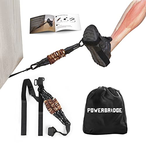 POWER BRIDGE Portable Tibialis Trainer, Aufrüstung Calf Raise Machine mit Widerstandsbänder, Design für Training Tibialis Anterior Muskels, Home Gym Beintraining, Krafttraining von POWER BRIDGE