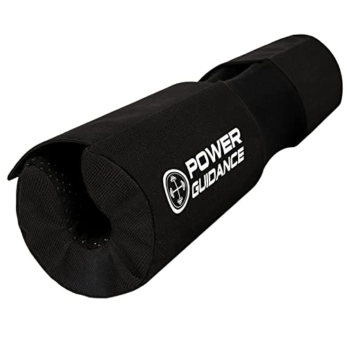 POWER GUIDANCE Barbell Squat Pad - Nacken- und Schulterschutzpolster mit integriertem Klettverschluss und Anti-Rutsch-Punkten für Kniebeugen, Liegestütze - passend für Standardstangen von POWER GUIDANCE