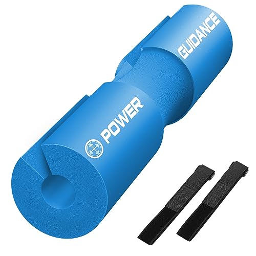 POWER GUIDANCE Langhantel Polster Kniebeugen Polster Barbell Squat Pad Ideal für Squats Lunges Hip Thrusts Gewichtheben mehr Fit 50mm Olympic Bars Viele Farben sind verfügbar (4#Blau) von POWER GUIDANCE