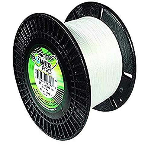 POWER PRO Unisex-Erwachsene 21100500500W Angelschnur, 22,7 kg/500 yd, weiß, Mehrfarbig/Meereswellen (Ocean Tides), Einheitsgröße von POWER PRO