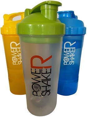 POWER SHAKER 3 Protein-Shaker mit Metallmischkugeln und Filtern POWER SHAKER 3 Protein-Shaker mit Metallmischkugeln und Filtern von POWER SHAKER