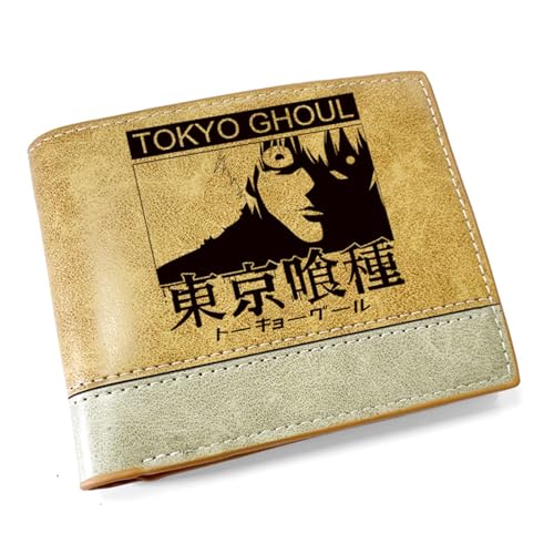 POWERFY Tok-yo Gho-ul Brieftasche Anime, Cartoon-Münztasche Kleine Geldbörse, PU Leder Kreditkartenetui Reisegeldbeutel, für Geschenkidee(Color:Multicolor 5) von POWERFY