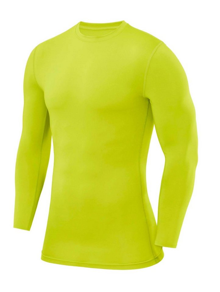 POWERLAYER Funktionsshirt PowerLayer Kompressions Shirt Herren - Rundhalsausschnitt, Licht Grün (1-tlg) von POWERLAYER