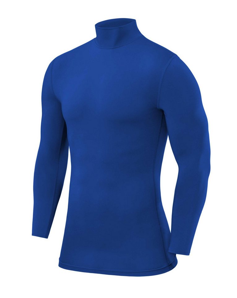 POWERLAYER Funktionsshirt PowerLayer Kompressionsoberteil für Jungen, blau, 10-12 Jahre (1-tlg) von POWERLAYER