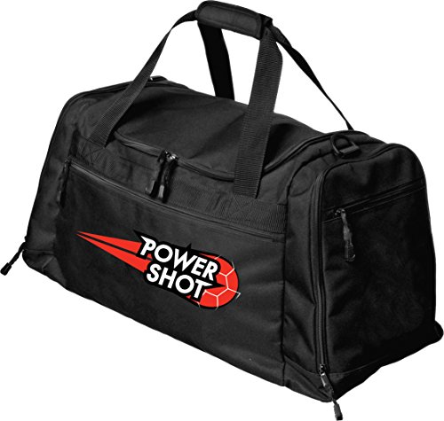 POWERSHOT® Große Sporttasche 60 x 30 x 33 cm - Schwarz und Rot (60 x 30 x 33cm) von POWERSHOT