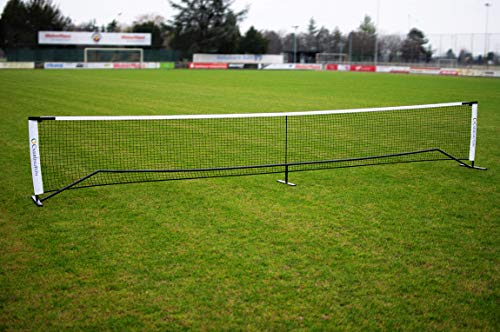 POWERSHOT Fußballtennisnetz aus Stahl - Größe auswählbar - Ideal zur Verbesserung der Technik im Garten oder für Fußballvereine! (6m x 1.10m) von POWERSHOT