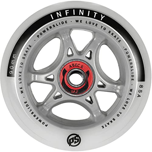 Powerslide Infinity 90 RTR 4er Rollenset 2025 inkl. ABEC 9 + Spacer Powerslide Infinity 90 RTR 4er Rollenset 2025 inkl. ABEC 9 + Spacer von Powerslide