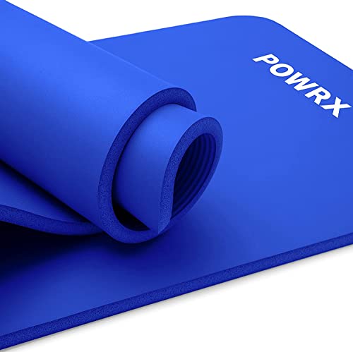 Gymnastikmatte I Fitnessmatte Rutschfest mit Tragegurt, Tasche und Übungsposter I 190 x 60, 80 oder 100 cm I Premium Sportmatte für Yoga, Gymnastik und Pilates I Bestätigt Phthalatfrei Gymnastikmatte I Fitnessmatte Rutschfest mit Tragegurt, Tasche und Übungsposter I 190 x 60, 80 oder 100 cm I Premium Sportmatte für Yoga, Gymnastik und Pilates I Bestätigt Phthalatfrei von POWRX