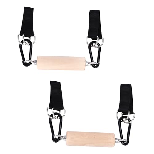 PowrX Kletter-Griff-Trainer- hangboard - Holzgriffe für besseres Klettertraining mit multifunktionalen Trainingsstangen - Rock Climbing Grip trainer 2er-Set PowrX Kletter-Griff-Trainer- hangboard - Holzgriffe für besseres Klettertraining mit multifunktionalen Trainingsstangen - Rock Climbing Grip trainer 2er-Set von POWRX