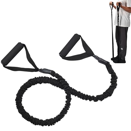 PowrX widerstandsbänder krafttraining - 27kg widerstandsfähiges Elastikband mit dicken Nylongriffen - vielseitiges Ganzkörpertraining für Klettern, Klimmzüge - Resistance Bands - 100 cm - Schwarz PowrX widerstandsbänder krafttraining - 27kg widerstandsfähiges Elastikband mit dicken Nylongriffen - vielseitiges Ganzkörpertraining für Klettern, Klimmzüge - Resistance Bands - 100 cm - Schwarz von POWRX