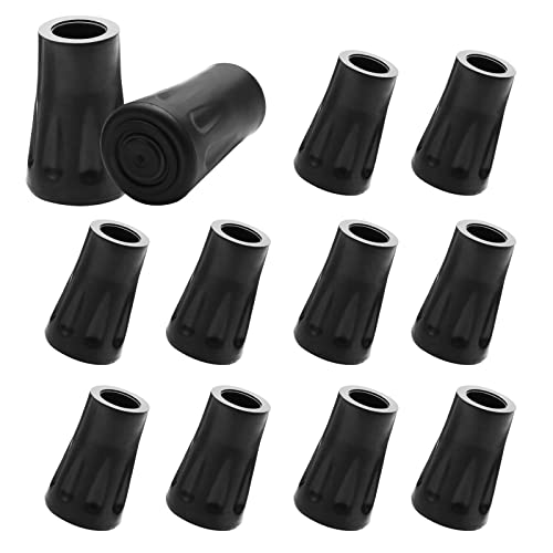 12 Stück Gehstock Gummipuffer, Gummispitzen Pads für Gehstöcke, Wanderstöcke, Trekkingstöcke, 11 mm Lochdurchmesser 12 Stück Gehstock Gummipuffer, Gummispitzen Pads für Gehstöcke, Wanderstöcke, Trekkingstöcke, 11 mm Lochdurchmesser von POXIAOER