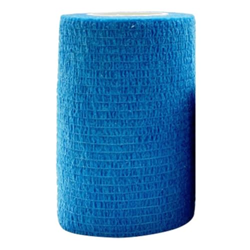 PPcdfre Blue Sport Selbstklebendes Elastisches Bandage-Wickelband für Kniestützpolster, Finger-Knöchel-Handfläche von PPcdfre